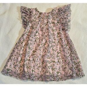 Pippa and Julie Baby Girl Pink Floral Toddler Girl's Dress Size 2T